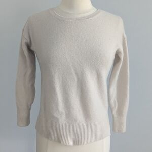 Women's White Label 100% Cashmere Pale Pale Pink Cream Sweater Small